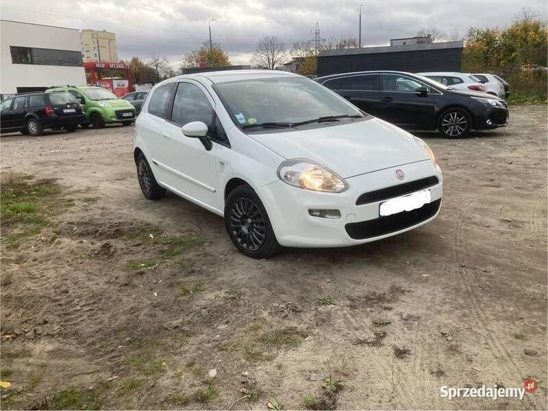 Biały Używany 2015 Fiat Punto Hatchback | 12 900 zł - Obraz 1/4