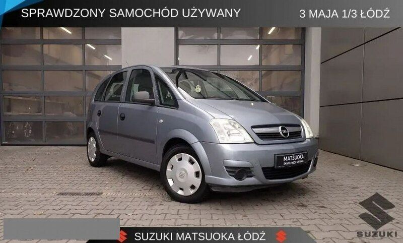 Srebrny Używany 2010 Opel Meriva Minivan | 9900 zł - Obraz 1/4