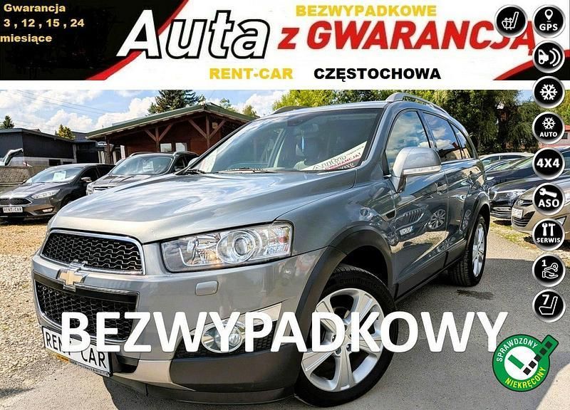 Szary Używany 2012 Chevrolet Captiva SUV | 31 900 zł (Dobra cena) - Obraz 1/4