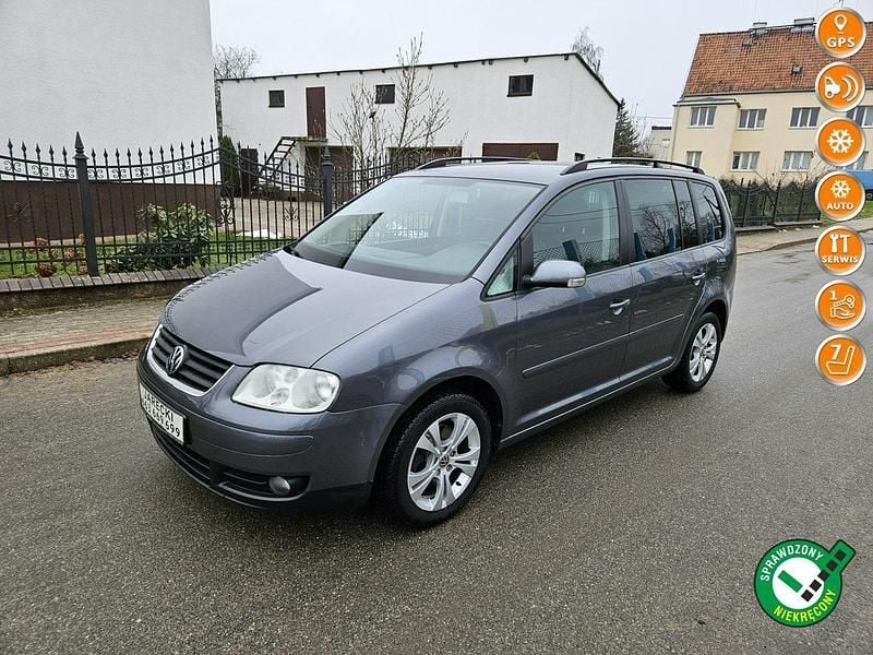 Szary Używany 2006 VW Touran Minivan | 14 999 zł - Obraz 1/4