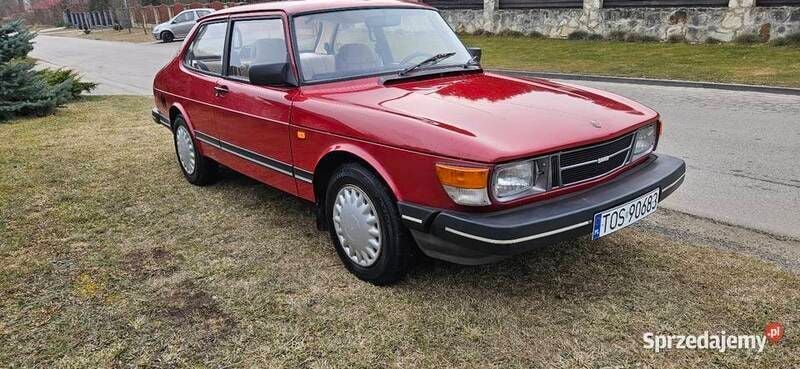 Bordowy Używany 1987 Saab 90 Coupe | 15 900 zł - Obraz 1/4