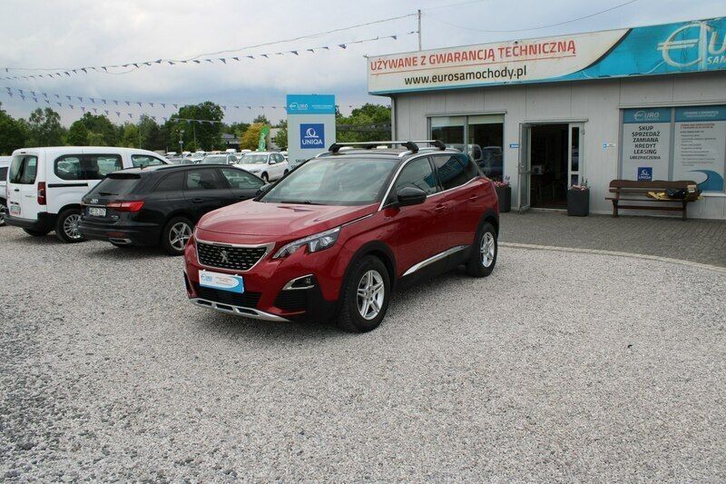 Czerwony Używany 2018 Peugeot 3008 GT-line Kombi | 80 900 zł (Dość drogi) - Obraz 1/4