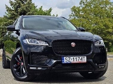 Czarny Używany 2020 Jaguar F-Pace Chequered Flag SUV | 107 000 zł (Uczciwa cena) - Obraz 1/4