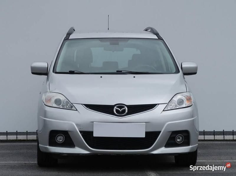 Srebrny Używany 2008 Mazda 5 Minivan | 6999 zł (Super Cena) - Obraz 1/4