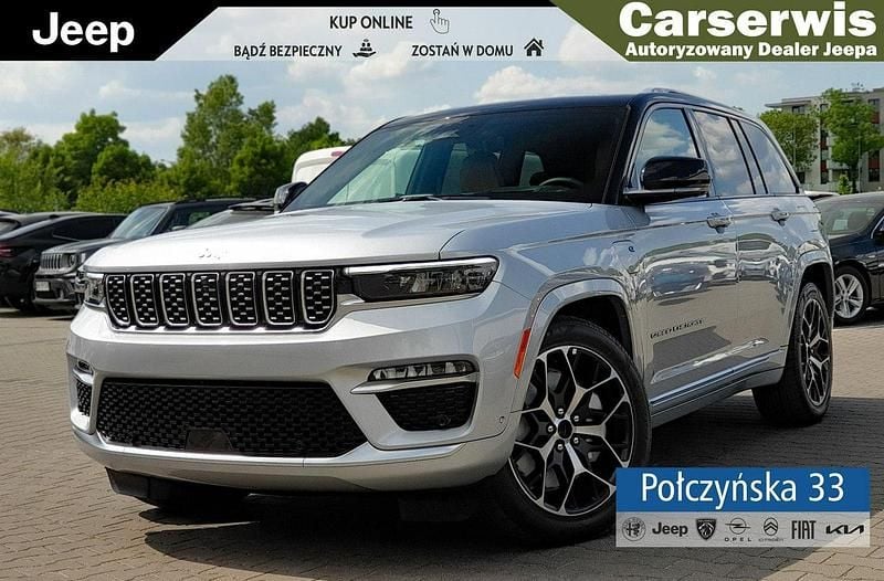 Srebrny (metalik, perła) Używany 2024 Jeep Grand Cherokee Summit SUV | 347 990 zł - Obraz 1/4