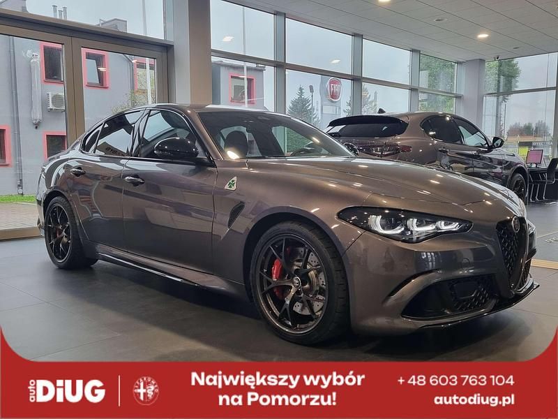 Lakier metalizowany szary vesuvio grey Nowe 2025 Alfa Romeo Giulia Quadrifoglio Sedan/Limuzyna | 433 622 zł - Obraz 1/4