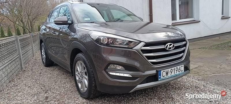 Szary Używany 2015 Hyundai Tucson SUV | 45 900 zł (Super Cena) - Obraz 1/4