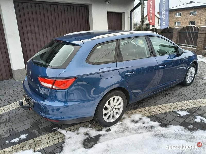 Używany Seat Leon Style 105 KM (77 kW) 2014 Niebieski Kombi