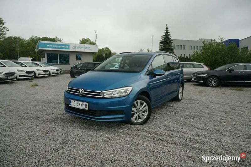 Niebieski Używany 2022 VW Touran Comfortline Minivan | 71 000 zł (Super Cena) - Obraz 1/4