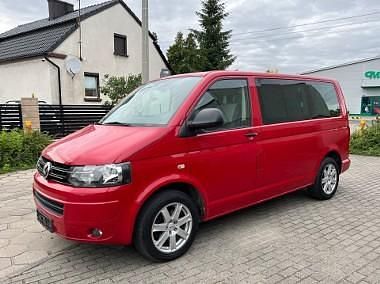 Czerwony Używany 2012 VW T5 Van | 49 900 zł (Dobra cena) - Obraz 1/4