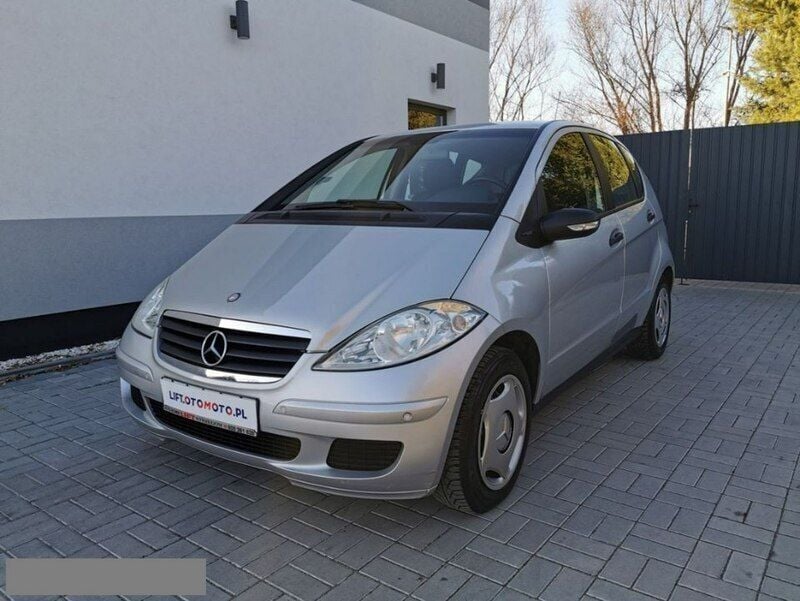 Srebrny (metalik) Używany 2004 Mercedes A170 Hatchback | 12 900 zł - Obraz 1/4
