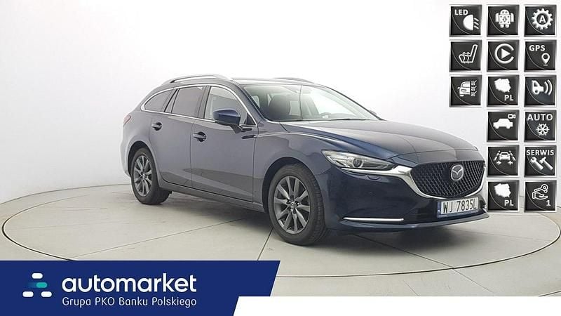 Granatowy Używany 2023 Mazda 6 Center-Line Kombi | 115 850 zł (Uczciwa cena) - Obraz 1/4