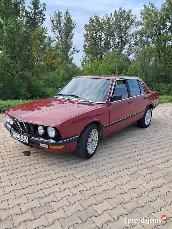 Bordowy Używany 1987 BMW 524 Sedan/Limuzyna | 41 000 zł - Obraz 1/4