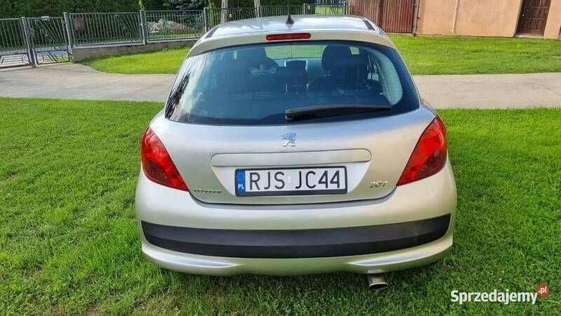Srebrny Używany 2008 Peugeot 207 Hatchback | 10 000 zł (Uczciwa cena) - Obraz 1/4