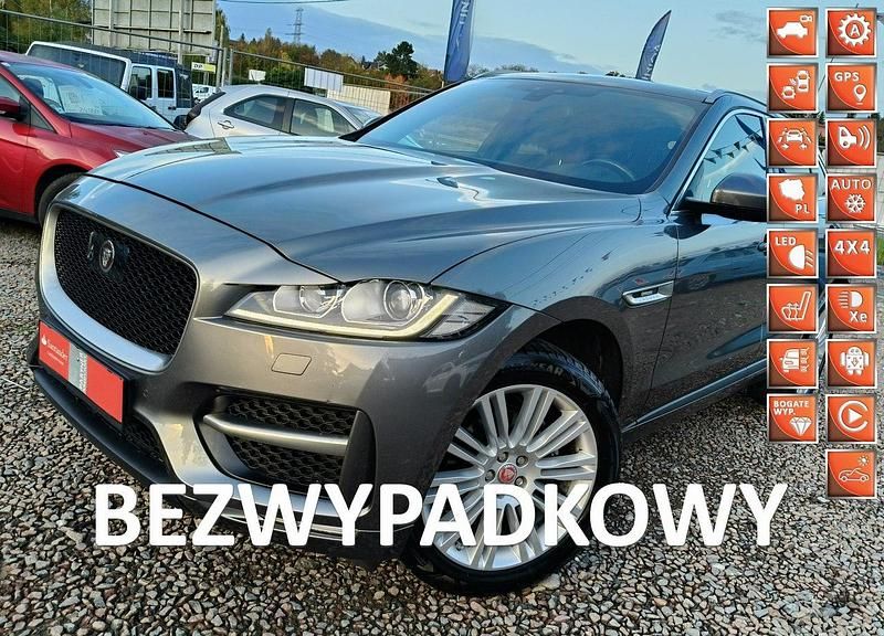 Grafitowy (metalik) Używany 2019 Jaguar F-Pace R-Sport SUV | 89 000 zł (Super Cena) - Obraz 1/4