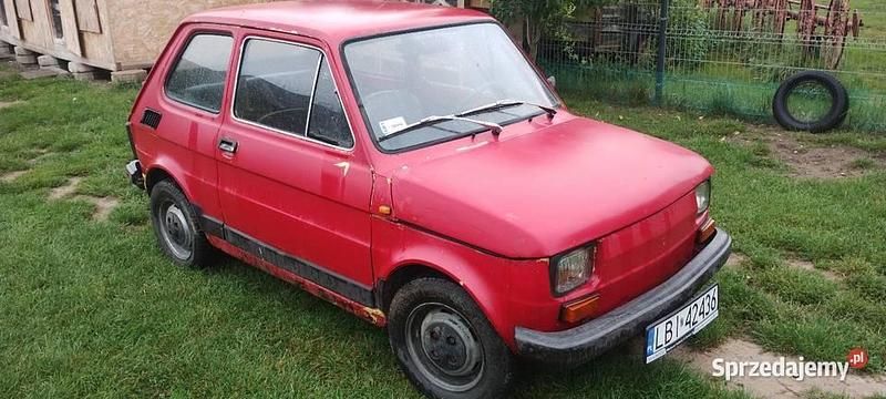 Czerwony Używany 1987 Fiat 126 Hatchback | 8999 zł - Obraz 1/4
