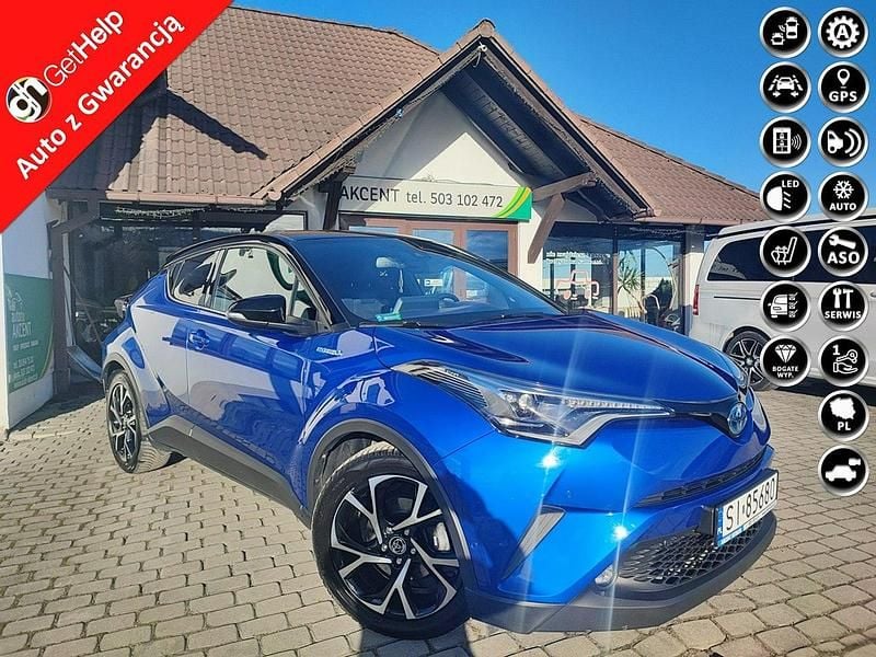 Niebieski Używany 2017 Toyota C-HR SUV | 69 900 zł (Uczciwa cena) - Obraz 1/4
