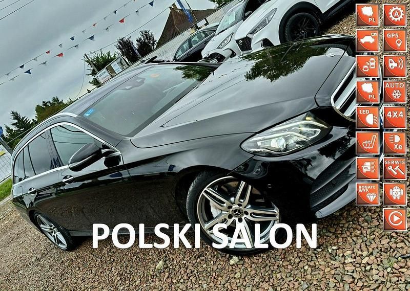 Czarny (metalik) Używany 2018 Mercedes E220 Kombi | 76 900 zł - Obraz 1/4