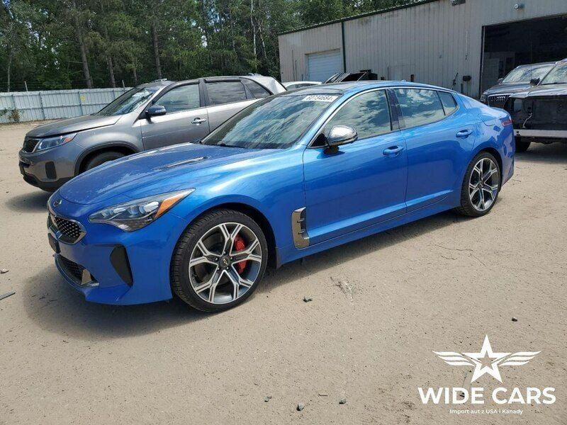 Niebieski (metalik) Używany 2019 Kia Stinger 2 Sedan/Limuzyna | 62 600 zł - Obraz 1/4