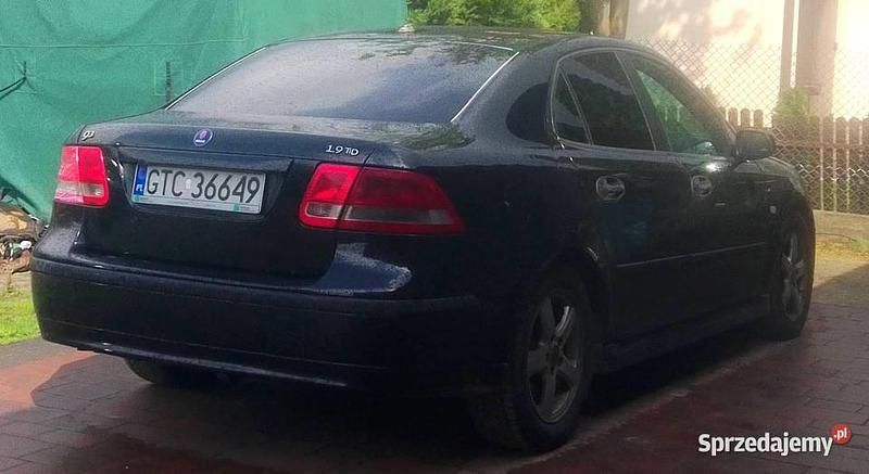 Używany Saab 9-3 2006 Czarny Sedan/Limuzyna