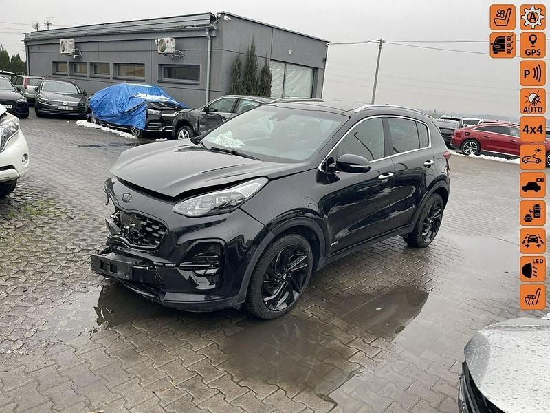 Czarny Używany 2018 Kia Sportage GT-Line SUV | 47 900 zł - Obraz 1/4