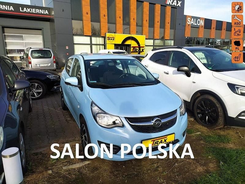 Niebieski (metalik) Używany 2015 Opel Karl Hatchback | 26 900 zł (Dość drogi) - Obraz 1/4
