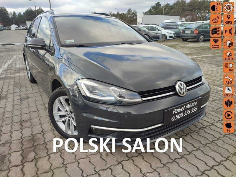 Szary (metalik) Używany 2018 VW Golf VII Kombi | 59 900 zł (Dość drogi) - Obraz 1/4