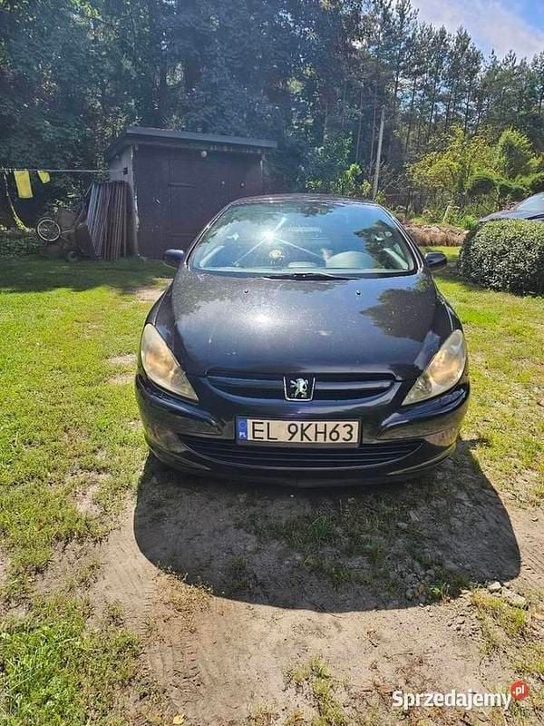 Czarny Używany 2004 Peugeot 307 CC Kabriolet | 5600 zł - Obraz 1/4