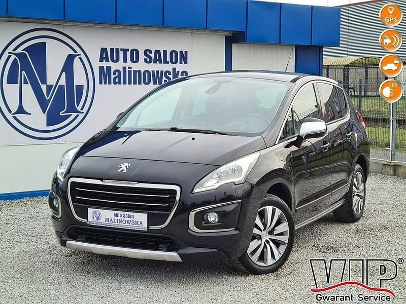 Czarny Używany 2015 Peugeot 3008 SUV | 36 900 zł (Dobra cena) - Obraz 1/4