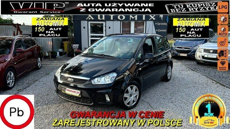 Czarny Używany 2008 Ford C-MAX Minivan | 14 900 zł (Uczciwa cena) - Obraz 1/3