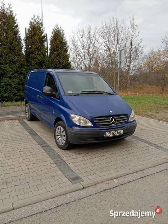 Niebieski Używany 2008 Mercedes Vito Minivan | 12 000 zł (Super Cena) - Obraz 1/4