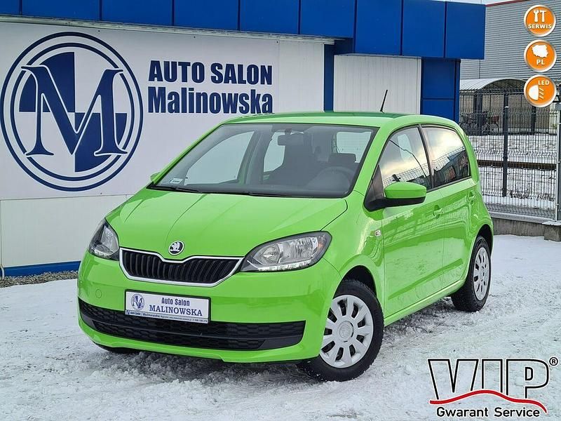 Zielony Używany 2017 Skoda Citigo Hatchback | 29 900 zł - Obraz 1/4