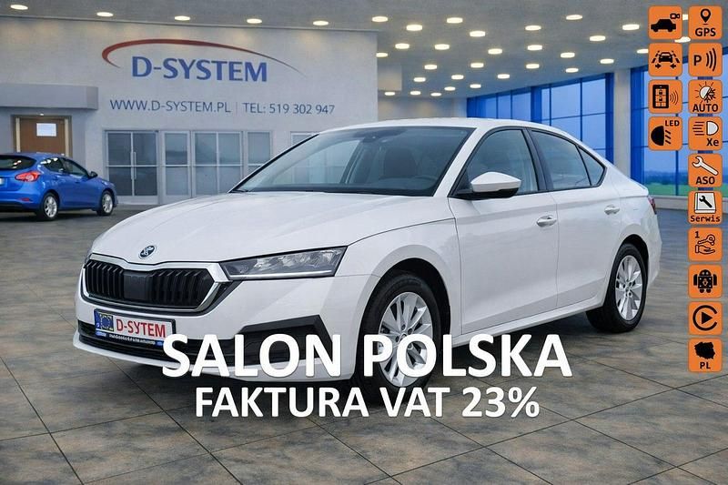 Używany Skoda Octavia 115 KM (84 kW) 2020 Biały Sedan/Limuzyna