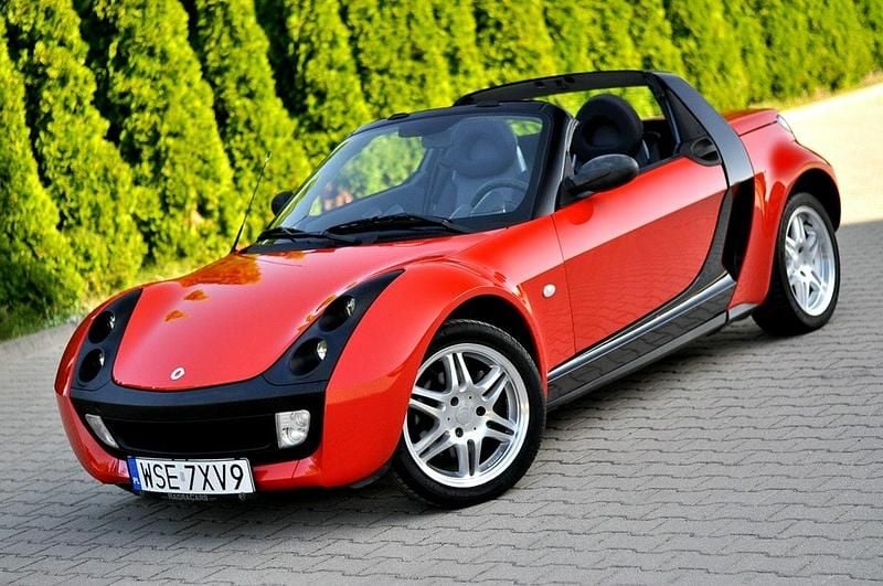 Czerwony Używany 2003 Smart Roadster Kabriolet | 15 900 zł - Obraz 1/4