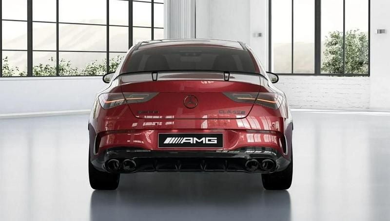 Nowe Mercedes CLA45 AMG AMG 421 KM (309 kW) 2025 Czerwony (metalik) Coupe