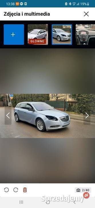 Używany 2013 Opel Insignia | 8000 zł - Obraz 1/4