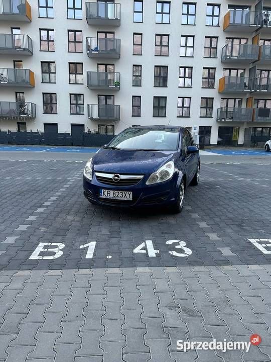 Granatowy Używany 2007 Opel Corsa Hatchback | 2100 zł - Obraz 1/4