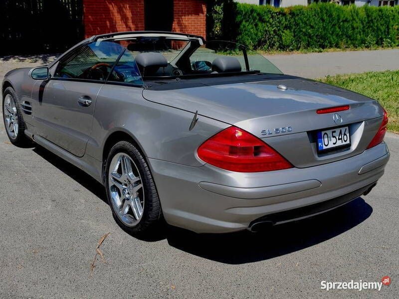 Używany Mercedes SL500 AMG 2006 Srebrny Kabriolet