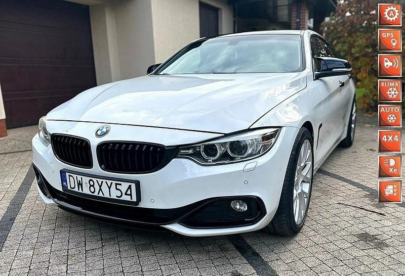 Biały Używany 2015 BMW 430 Coupe | 86 900 zł - Obraz 1/4