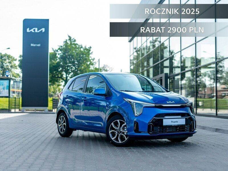 Niebieski (metalik) Nowe 2025 Kia Picanto 2 Hatchback | 79 800 zł - Obraz 1/4