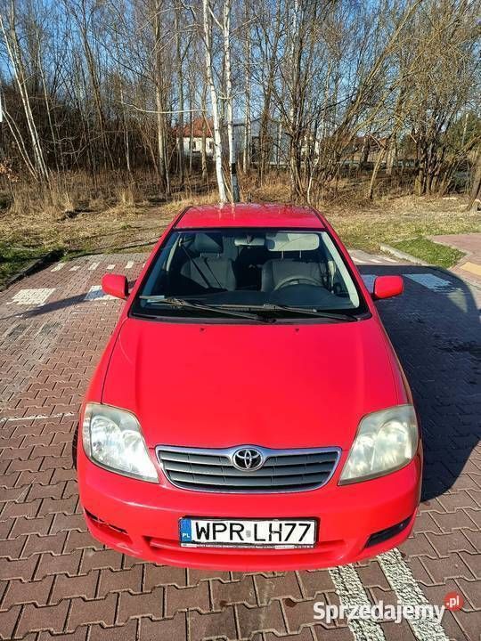 Czerwony Używany 2006 Toyota Corolla Sedan/Limuzyna | 6900 zł (Dobra cena) - Obraz 1/3