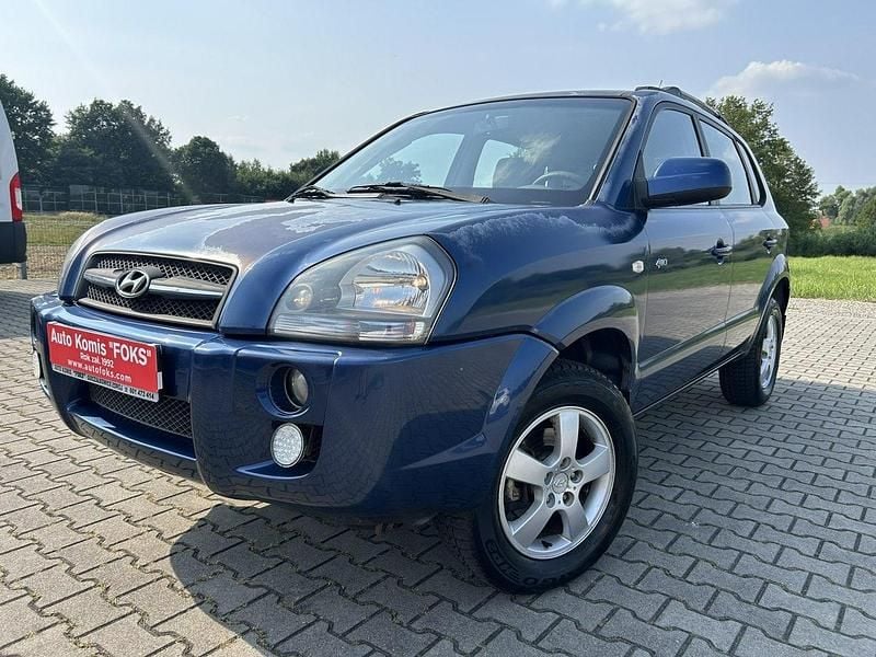 Niebieski Używany 2004 Hyundai Tucson SUV | 9900 zł (Drogi) - Obraz 1/4
