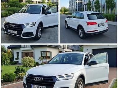 Biały Używany 2020 Audi Q5 SUV | 119 900 zł (Uczciwa cena) - Obraz 1/4