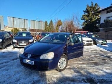 Niebieski Używany 2008 VW Golf V Hatchback | 9900 zł (Uczciwa cena) - Obraz 1/4