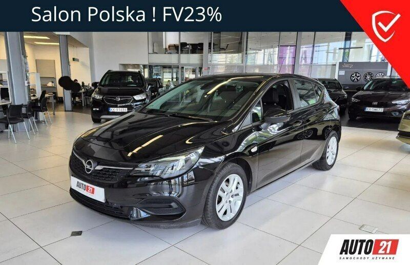 Czarny Używany 2021 Opel Astra Hatchback | 49 900 zł (Uczciwa cena) - Obraz 1/4