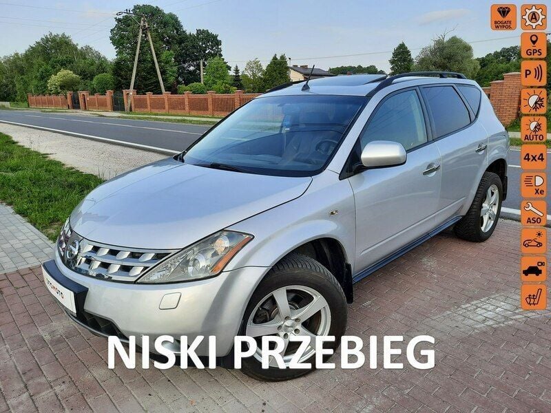 Srebrny Używany 2007 Nissan Murano SUV | 19 500 zł - Obraz 1/4