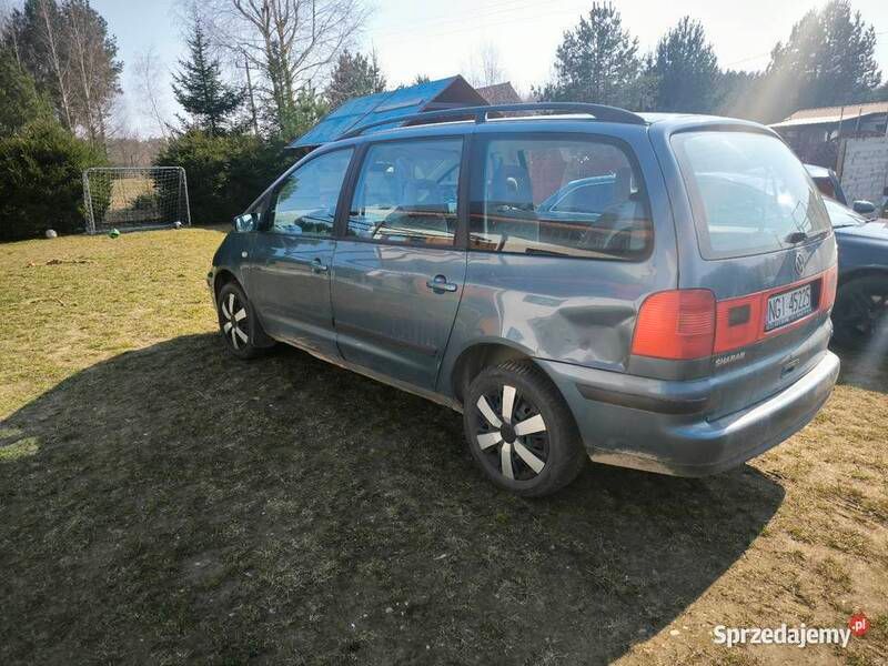 Niebieski Używany 2002 VW Sharan Minivan | 4900 zł - Obraz 1/4