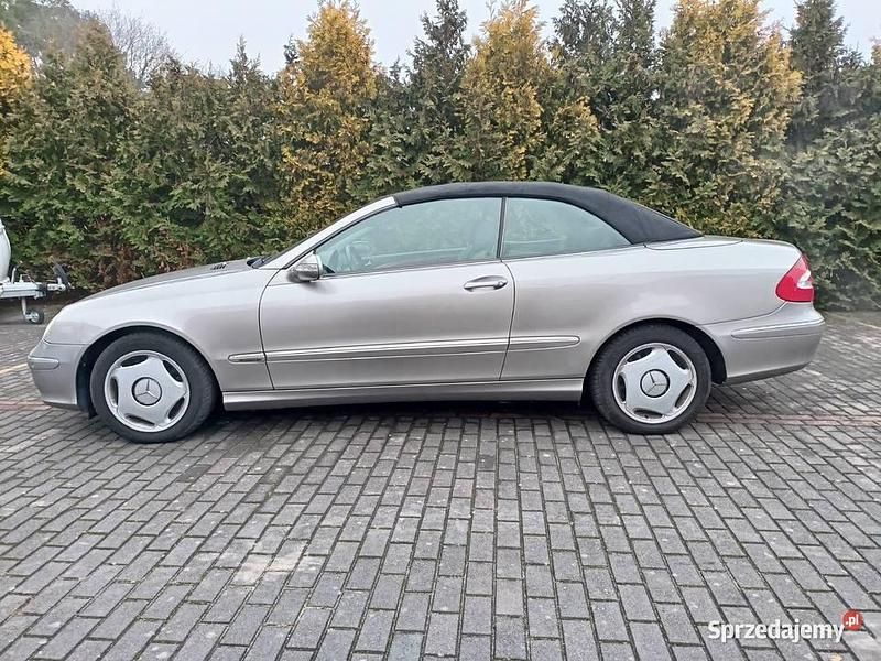 Brązowy Używany 2006 Mercedes CLK200 Kabriolet | 18 900 zł - Obraz 1/4