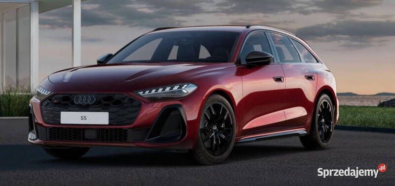 Czerwony Nowe 2025 Audi S5 Sport Kombi | 296 431 zł - Obraz 1/4