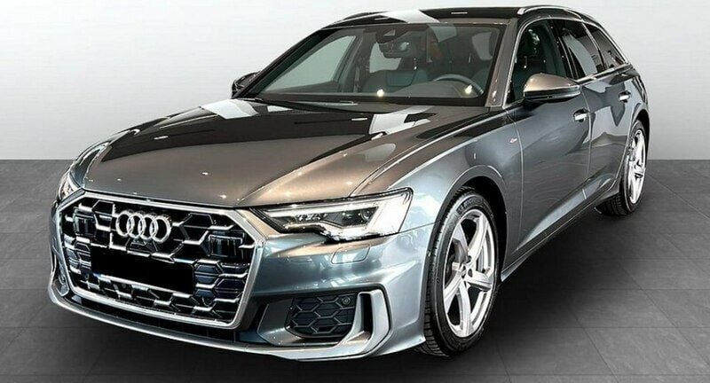Srebrny (metalik) Używany 2023 Audi A6 S-Line Sedan/Limuzyna | 234 999 zł - Obraz 1/4